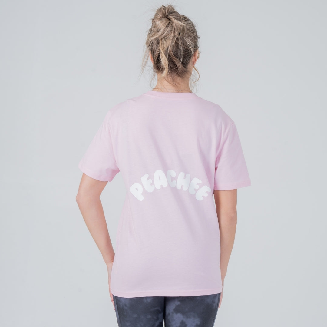 PEACHEE COTTON PINK OVERSIZE T-SHIRT