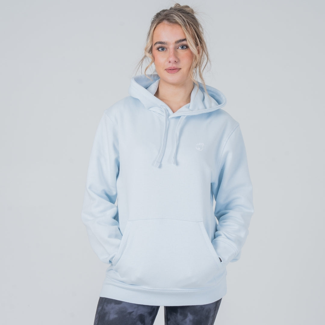 PEACHEE ICE BLUE OVERSIZE HOODIE