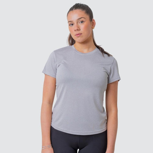 ASPIRE RECYCLED SILVER PERFORMANCE FITTED T-SHIRT