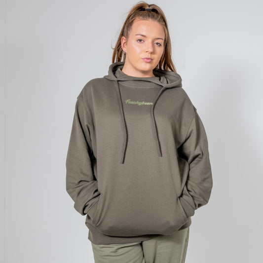 BLISS RECYCLED OLIVE OVERSIZE HOODIE