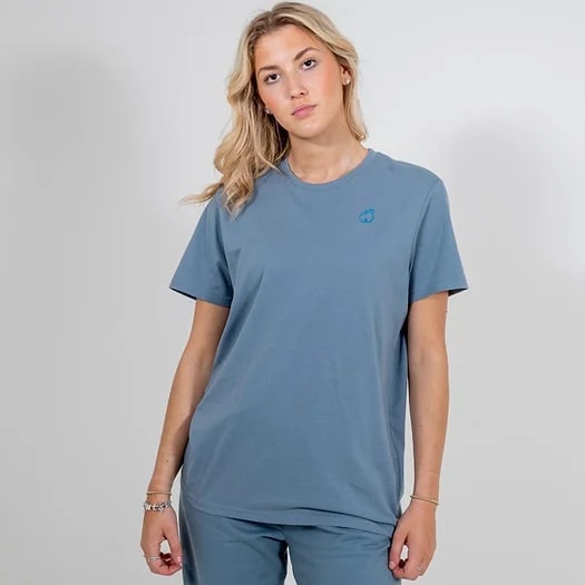 BLISS ECO BLUE STONE RELAXED FIT T-SHIRT - Peachybean
