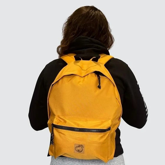 VENTURE YELLOW RECYCLED BACKPACK - Peachybean