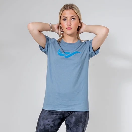 VENTURE RECYCLED OCEAN BLUE STONE RELAXED FIT T-SHIRT