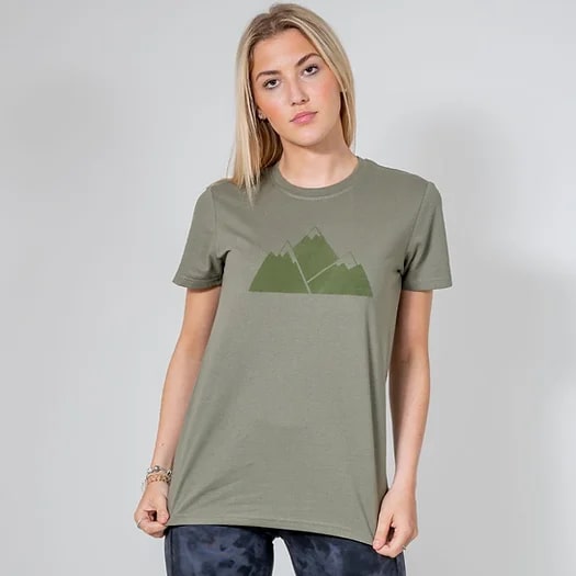 VENTURE RECYCLED MOUNTAIN KHAKI RELAXED FIT T-SHIRT